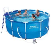 Best Swimming Pool for Garden Bestway 12ft x 48-inch Steel Pro Frame Pool Set  