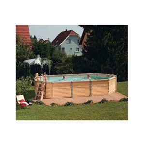 Best Swimming Pool for Garden Zodiac Azteck Maxiwood Oval Wooden Pool 4m x 7.2m  
