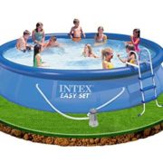 Best Swimming Pool for Garden Intex Easy Set Up 15ft x 36in Pool with Filter Pump, Ladder, Ground Cloth and Cover #54914  