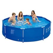 Best Swimming Pool for Garden Jilong Sirocco Blue 300 Set - steel frame pool ø300x76cm, pool with cartridge filter pump  